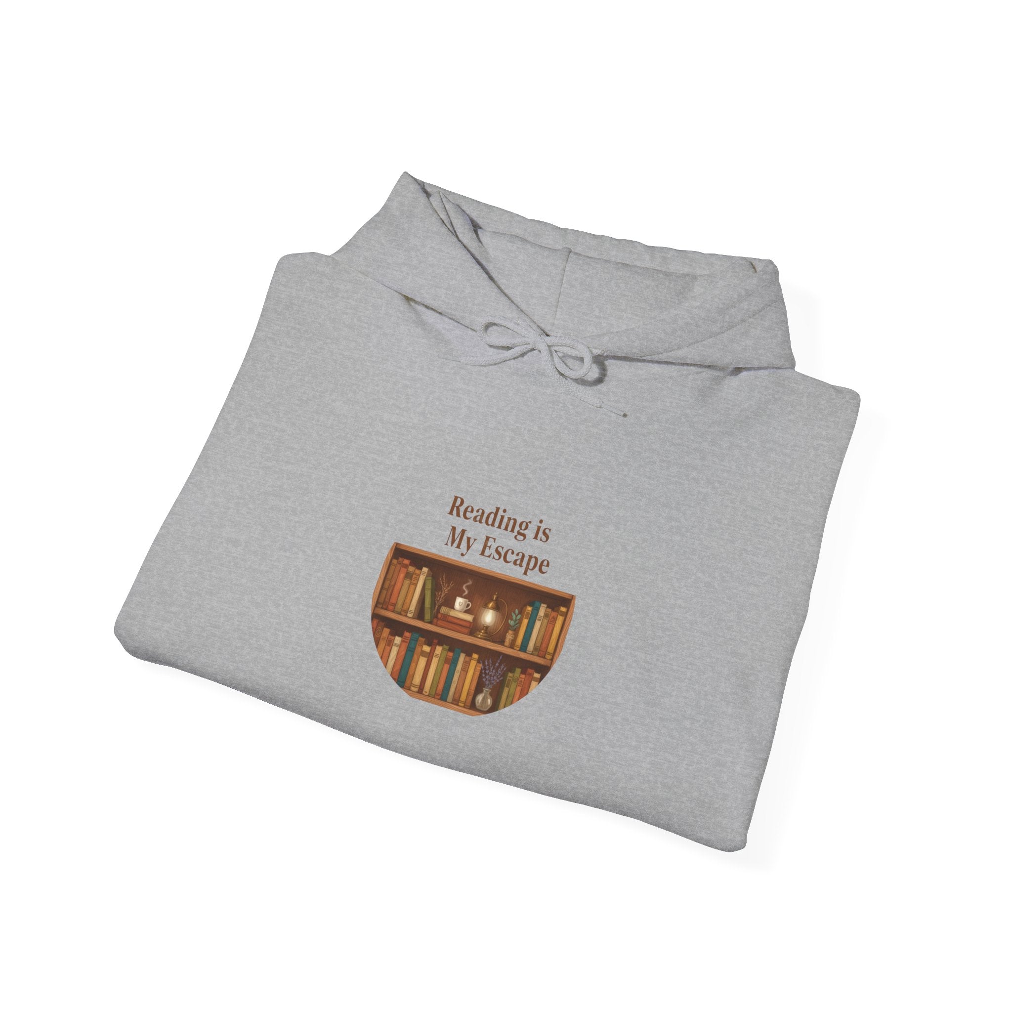 Reading Is My Escape Hoodie | book lover design, library aesthetic