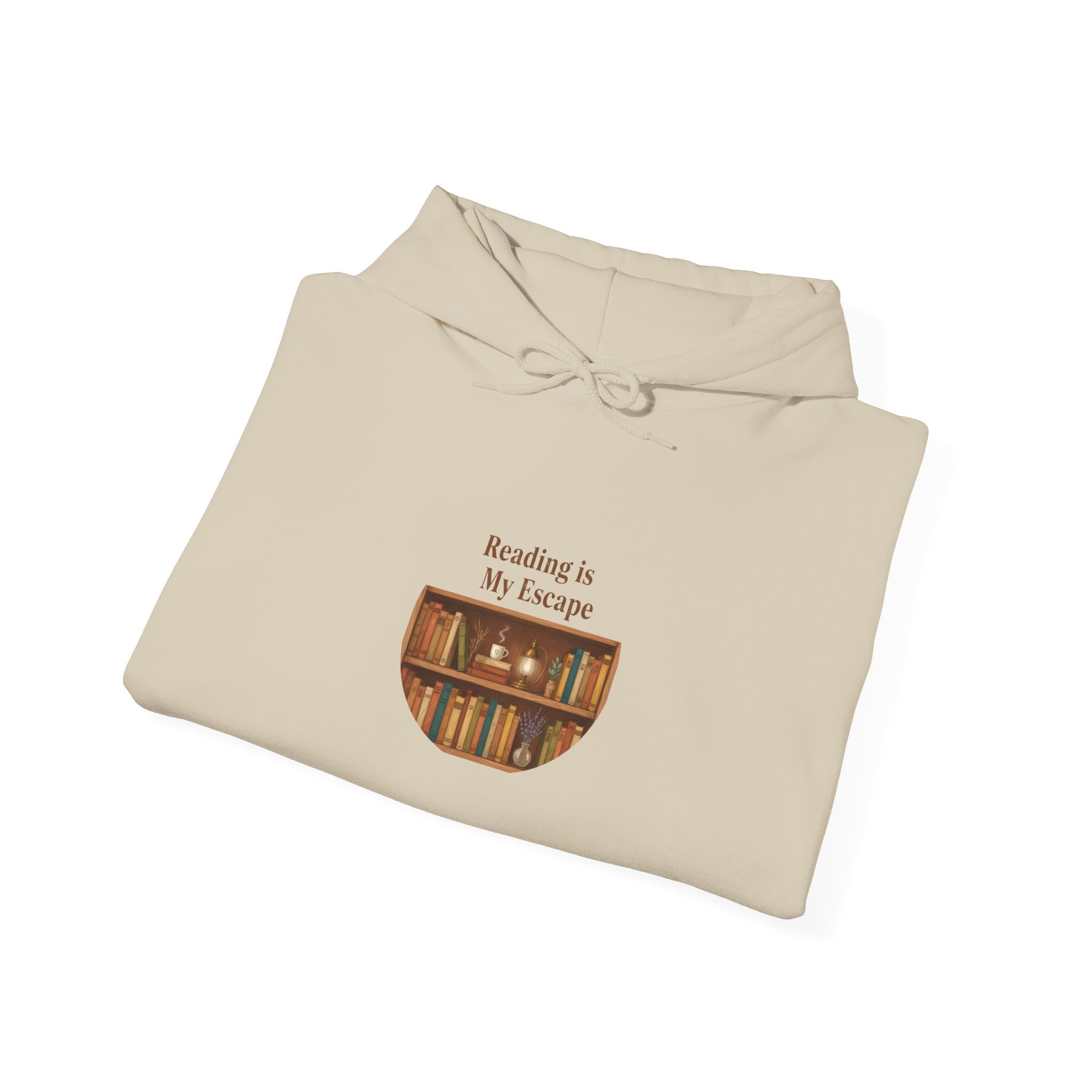Reading Is My Escape Hoodie | book lover design, library aesthetic
