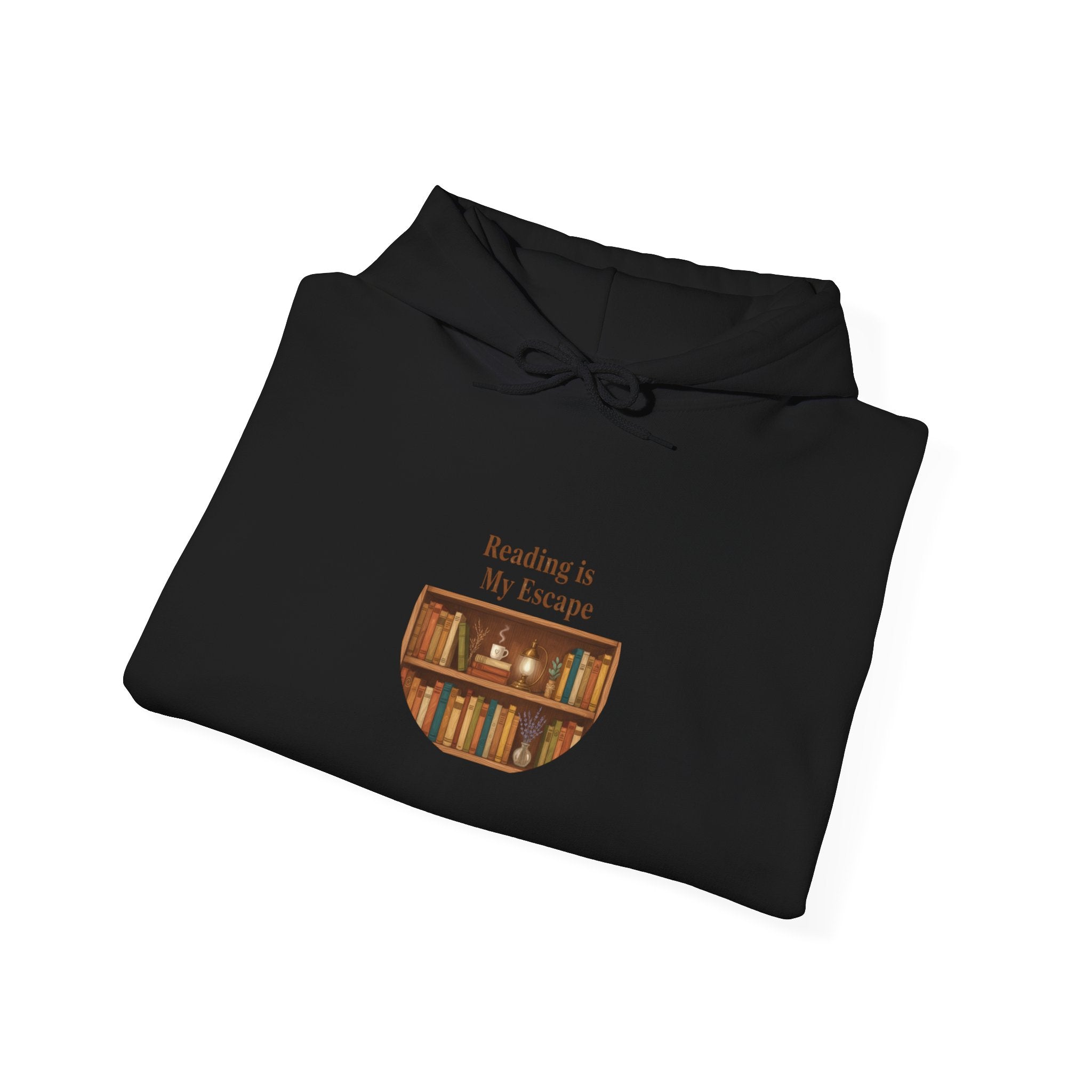 Reading Is My Escape Hoodie | book lover design, library aesthetic