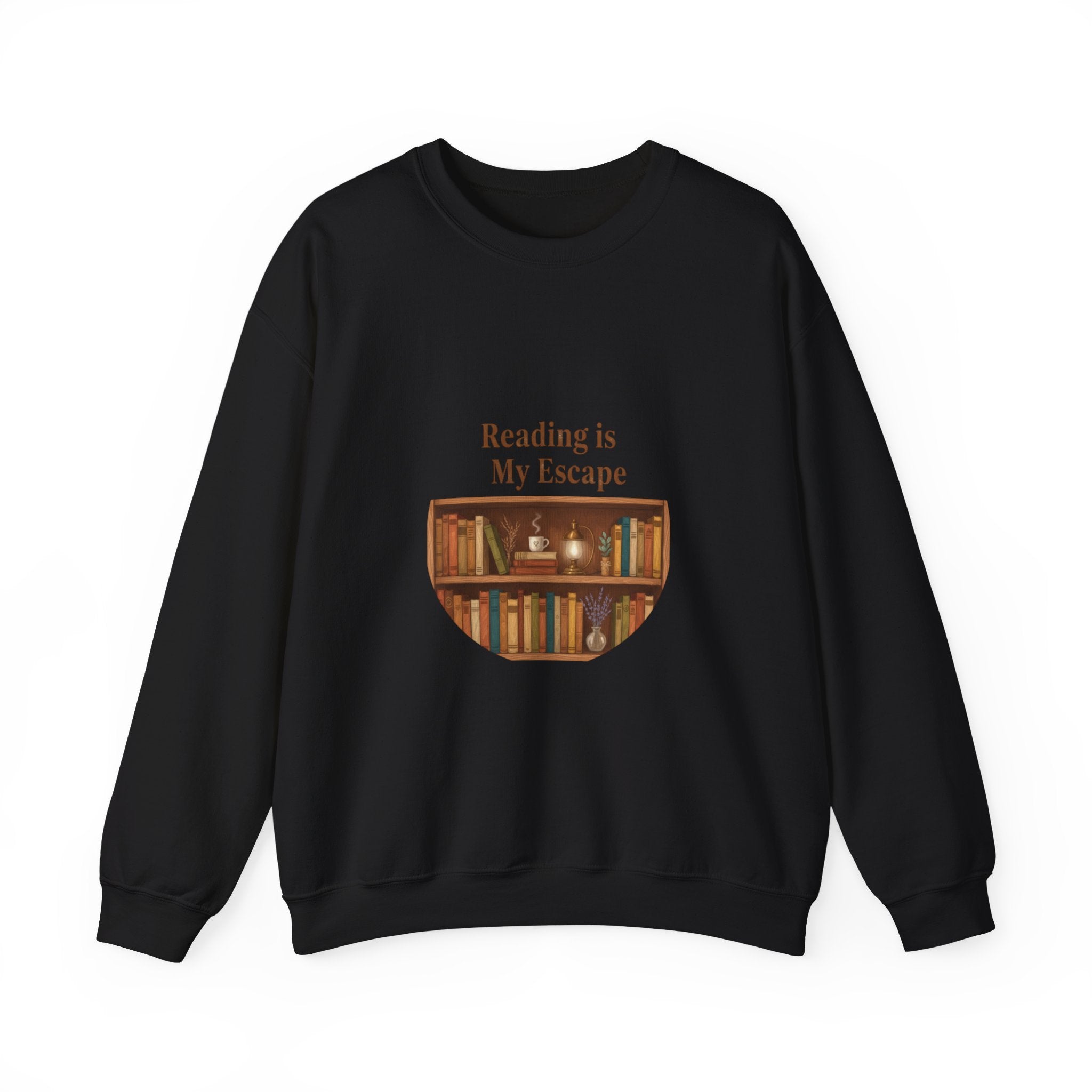 Reading Is My Escape Sweatshirt | book lover design, library aesthetic
