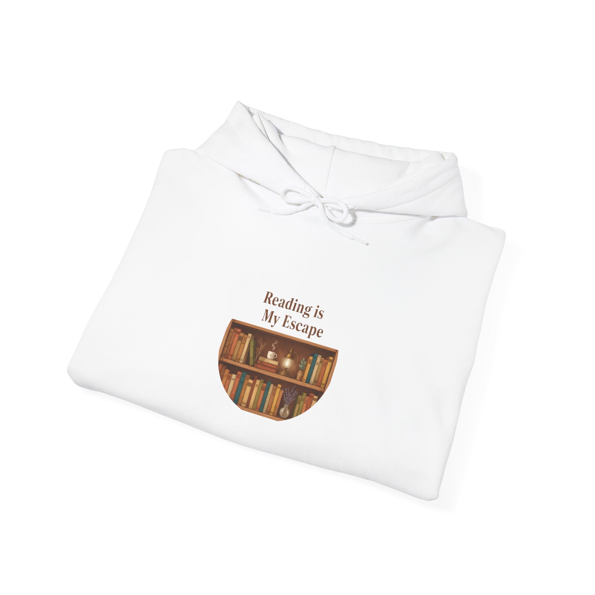 Reading Is My Escape Hoodie | book lover design, library aesthetic