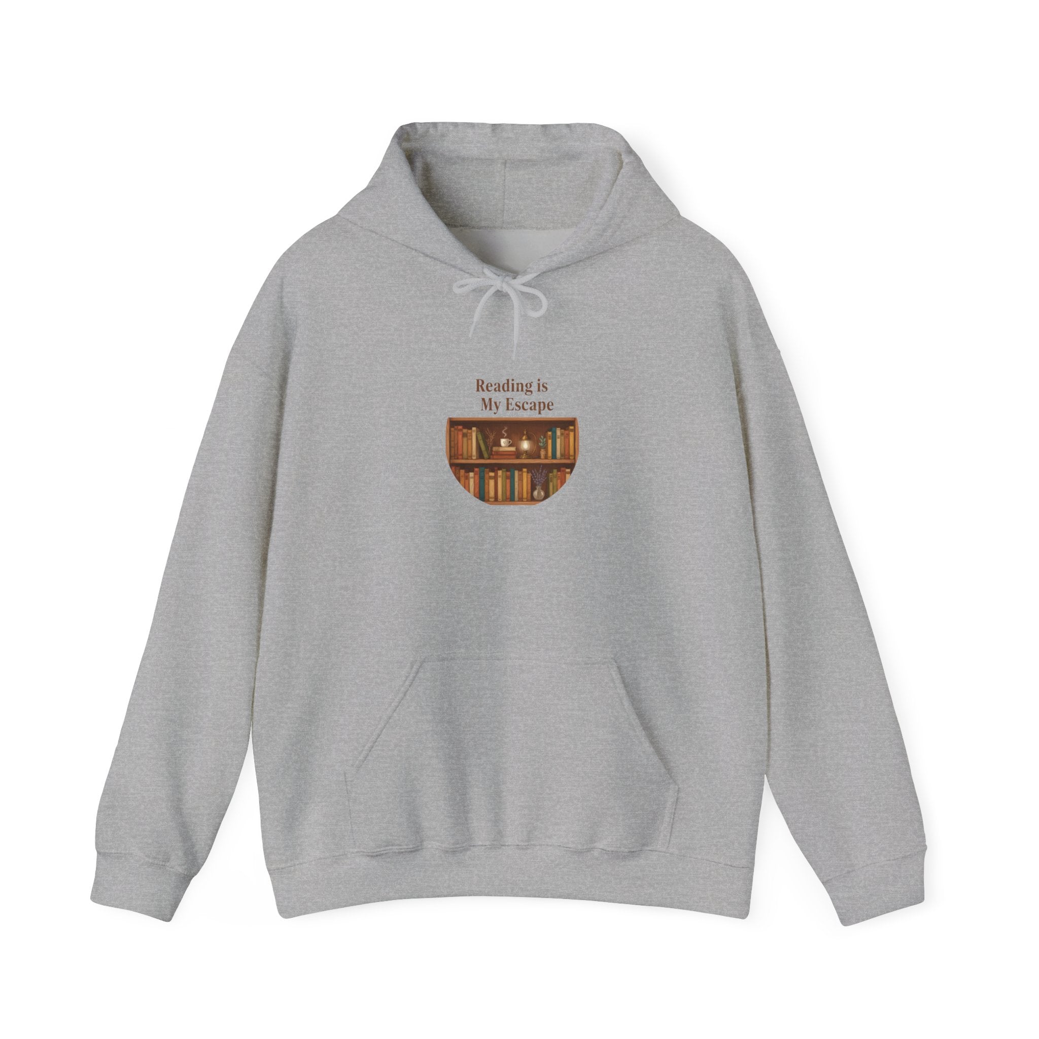 Reading Is My Escape Hoodie | book lover design, library aesthetic