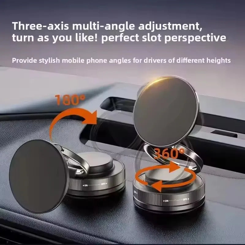 Magnetic Phone Holder Stand, for Suction Cup Phone MountAdjustable Swivel Lock, for Your Car/Gym/Mirror